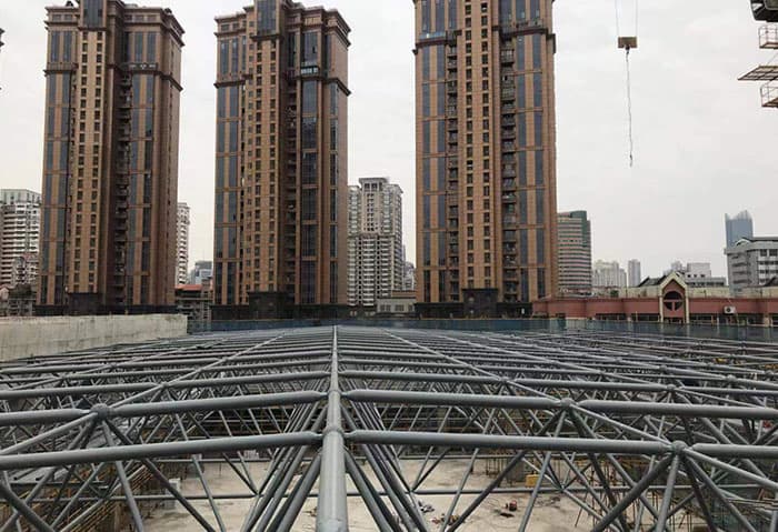 诸城螺栓球网架结构